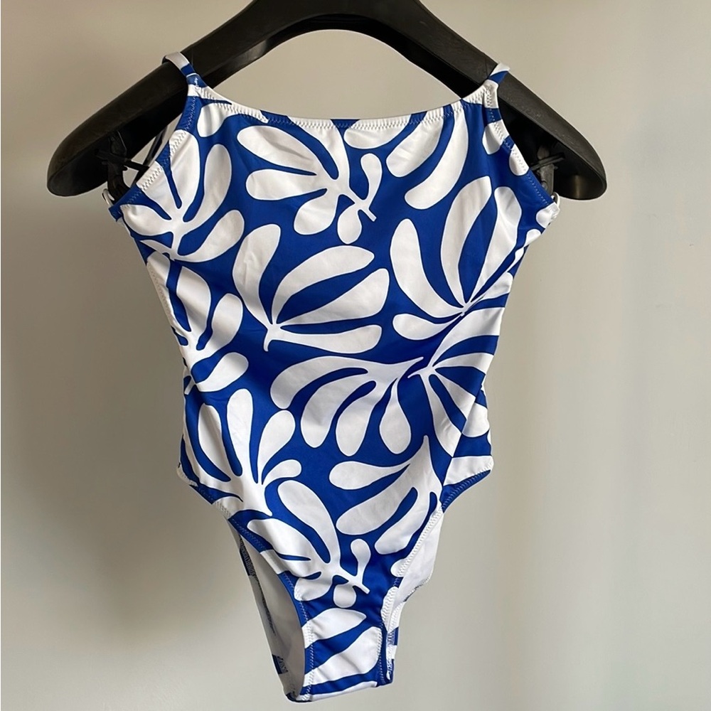 Solid & Striped - The Gabby Printed Sheenluxe Leaf Print